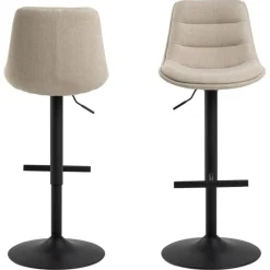 Nordhavn Barkrukken|Novaro Barkruk Beige Stof