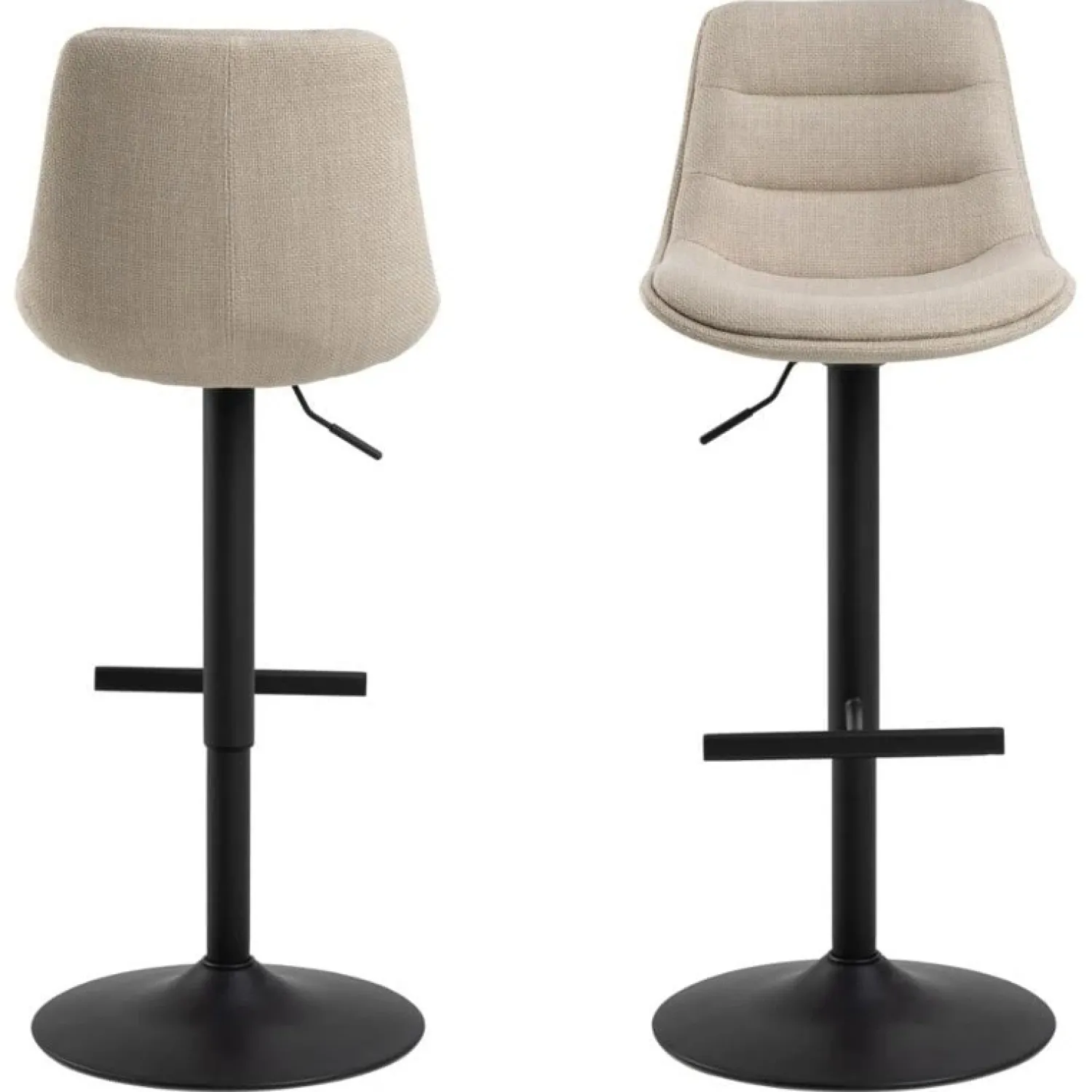 Nordhavn Barkrukken|Novaro Barkruk Beige Stof