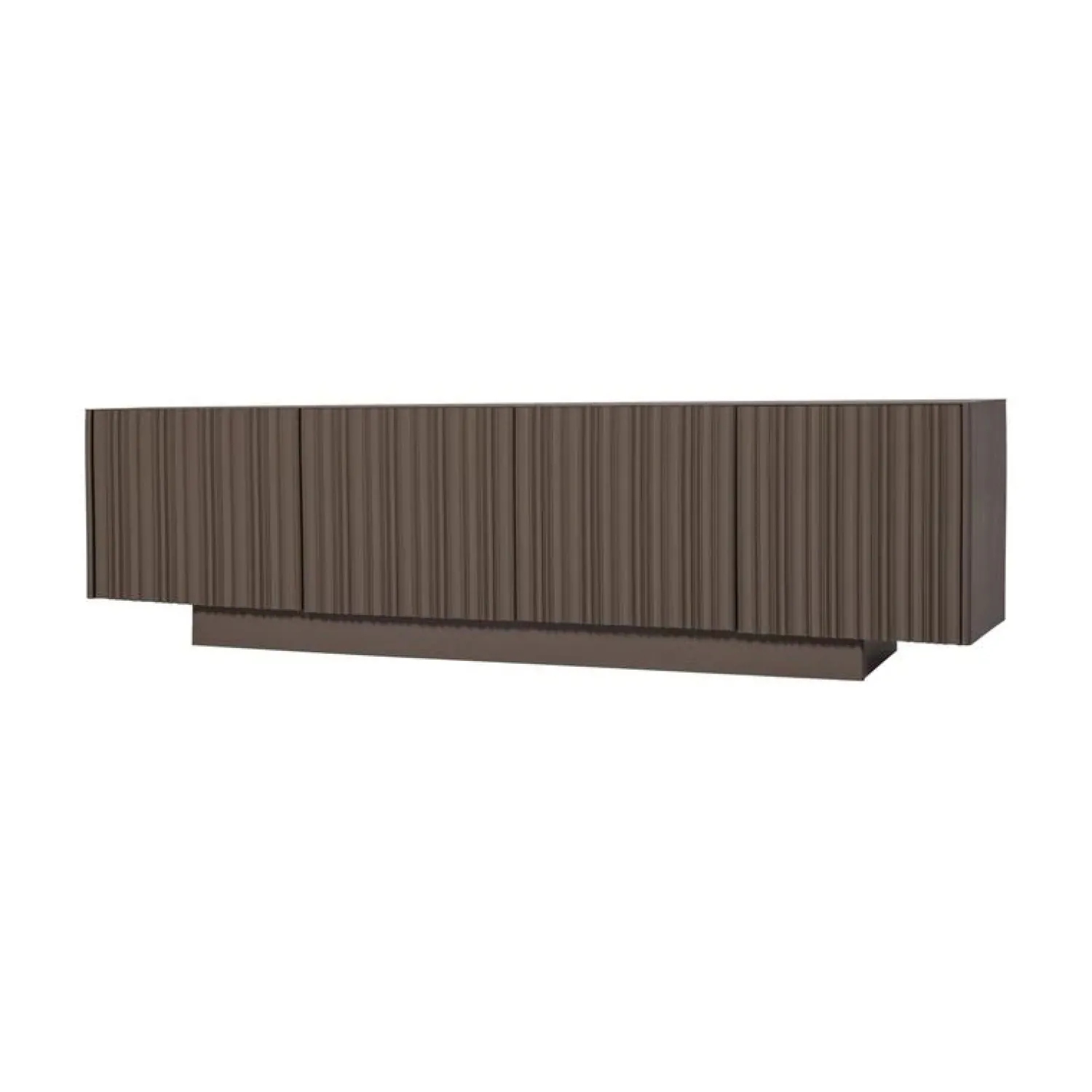 WOOOD Industriele Kasten|Tv Meubels|Nova TV Meubel 200cm Dennenhout Truffelbruin 200cm