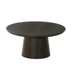 Livingfurn Salontafels|Novero Salontafel Espresso eiken 80cm rond