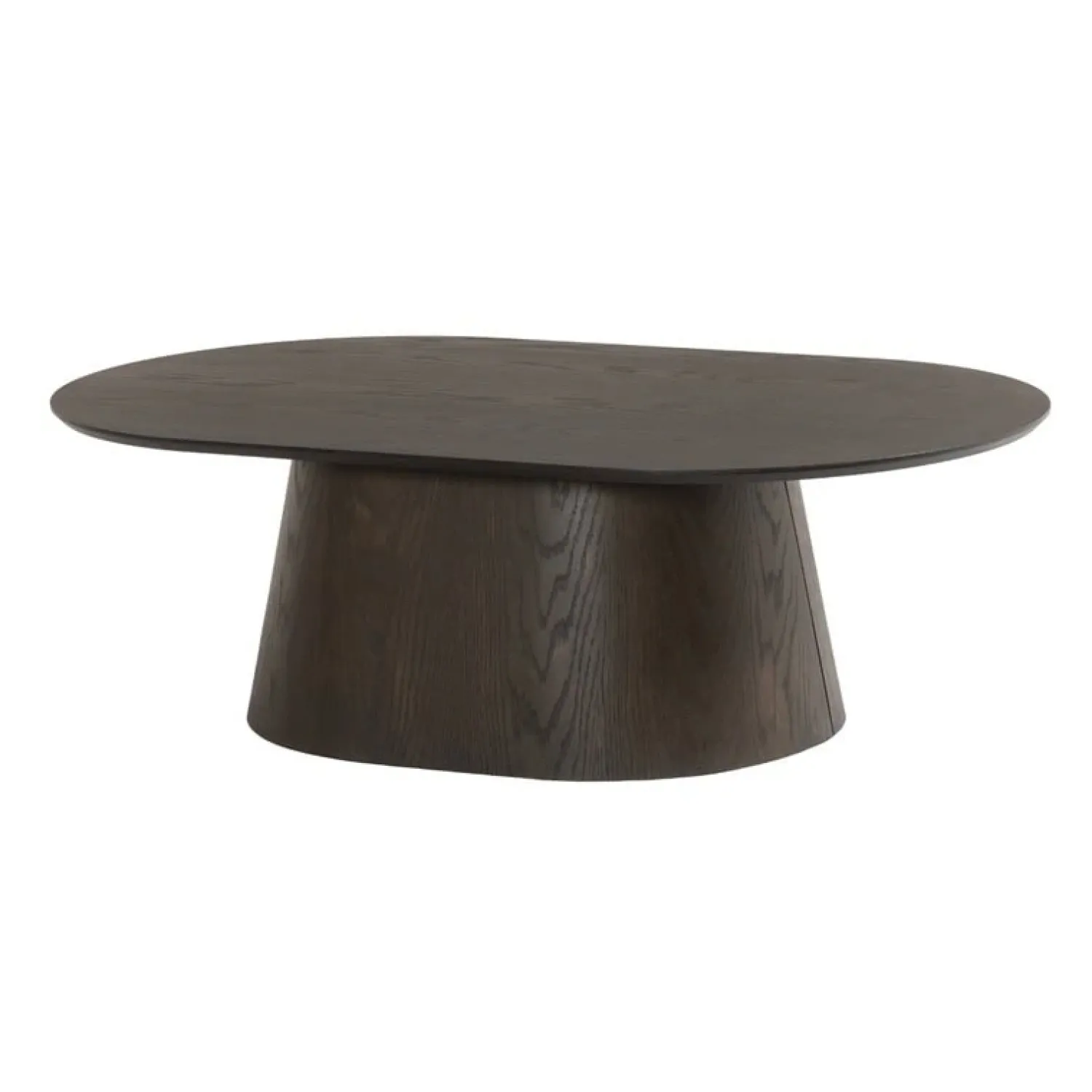 Livingfurn Salontafels|Novero Salontafel Espresso eiken Ovaal 120cm