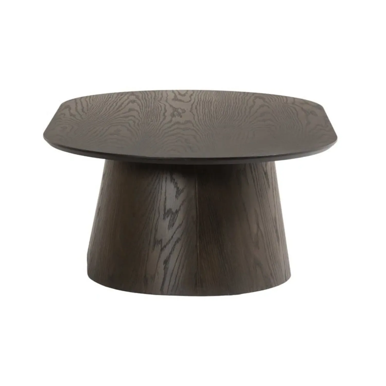 Livingfurn Salontafels|Novero Salontafel Espresso eiken Ovaal 120cm