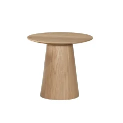 Livingfurn Salontafels|Novero Salontafel naturel eiken 50cm rond
