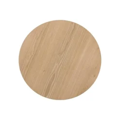Livingfurn Salontafels|Novero Salontafel naturel eiken 80cm rond