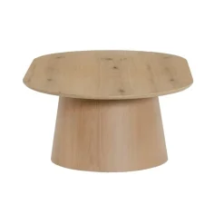 Livingfurn Salontafels|Novero Salontafel naturel eiken Ovaal 120cm