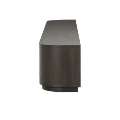 Livingfurn Industriele Kasten|Tv Meubels|Novero Tv meubel Espresso eiken 220cm