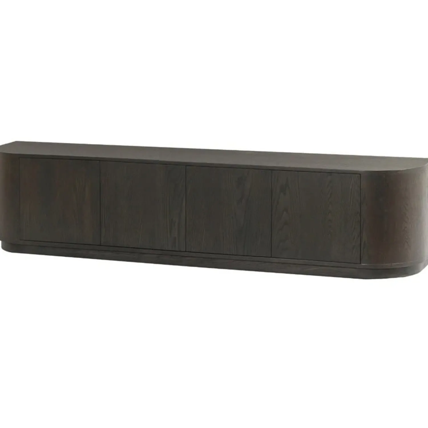 Livingfurn Industriele Kasten|Tv Meubels|Novero Tv meubel Espresso eiken 220cm