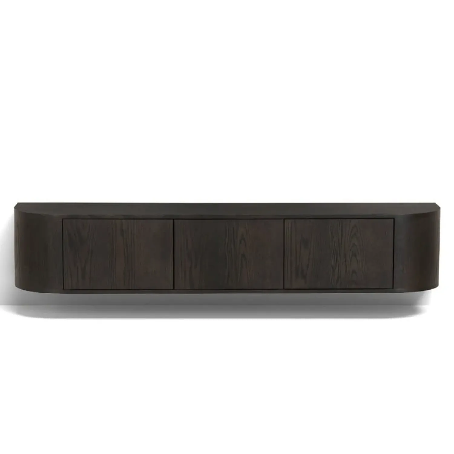 Livingfurn Industriele Kasten|Tv Meubels|Novero Zwevend Tv meubel Espresso eiken 180cm