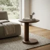 Eleonora Bijzettafels|Novia Bijzettafel Lichtbruin mangohout 50cm