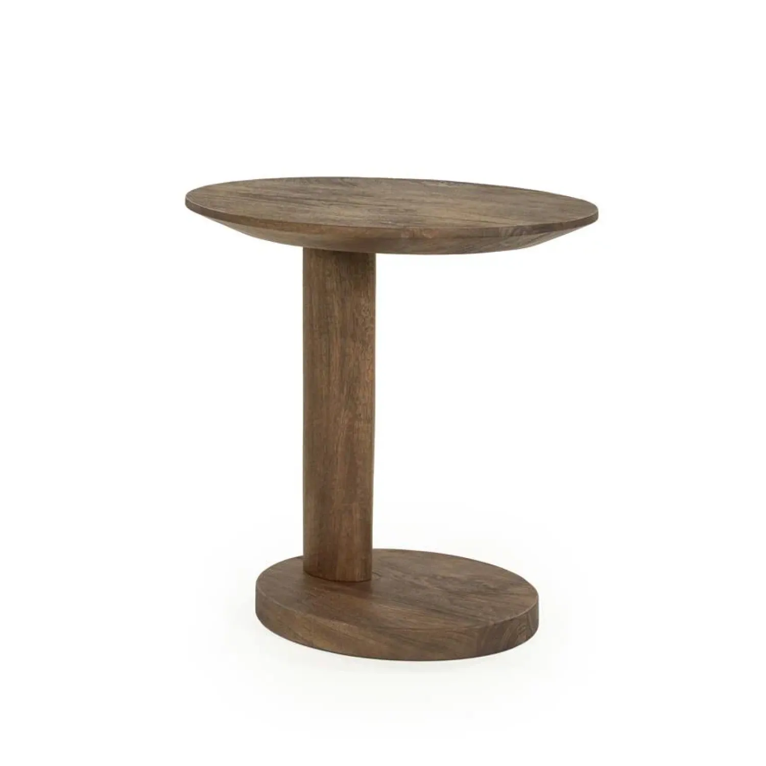 Eleonora Bijzettafels|Novia Bijzettafel Lichtbruin mangohout 50cm