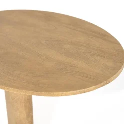 Eleonora Bijzettafels|Novia Bijzettafel Naturel mangohout 50cm