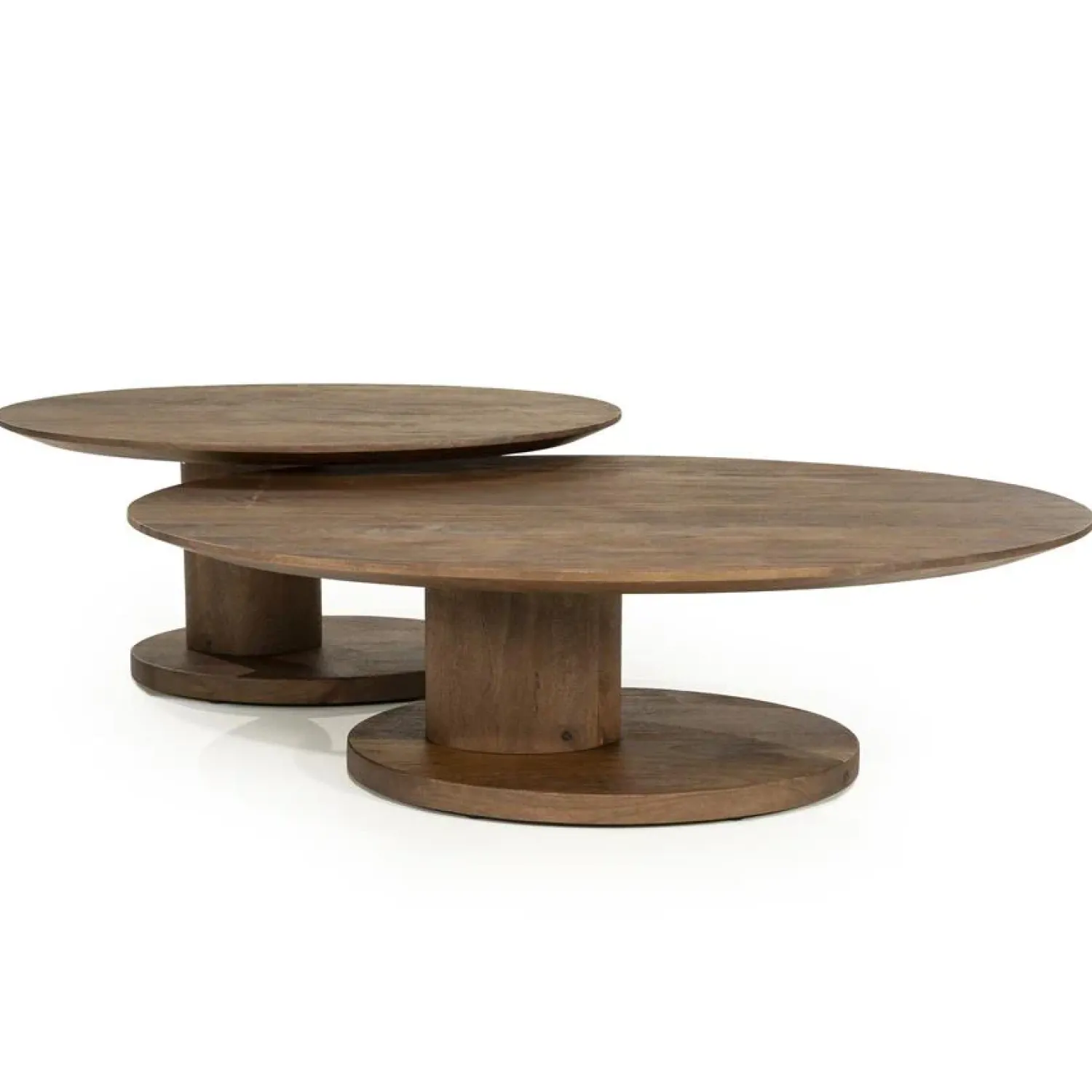Eleonora Salontafels|Novia Salontafel Lichtbruin mangohout 90cm