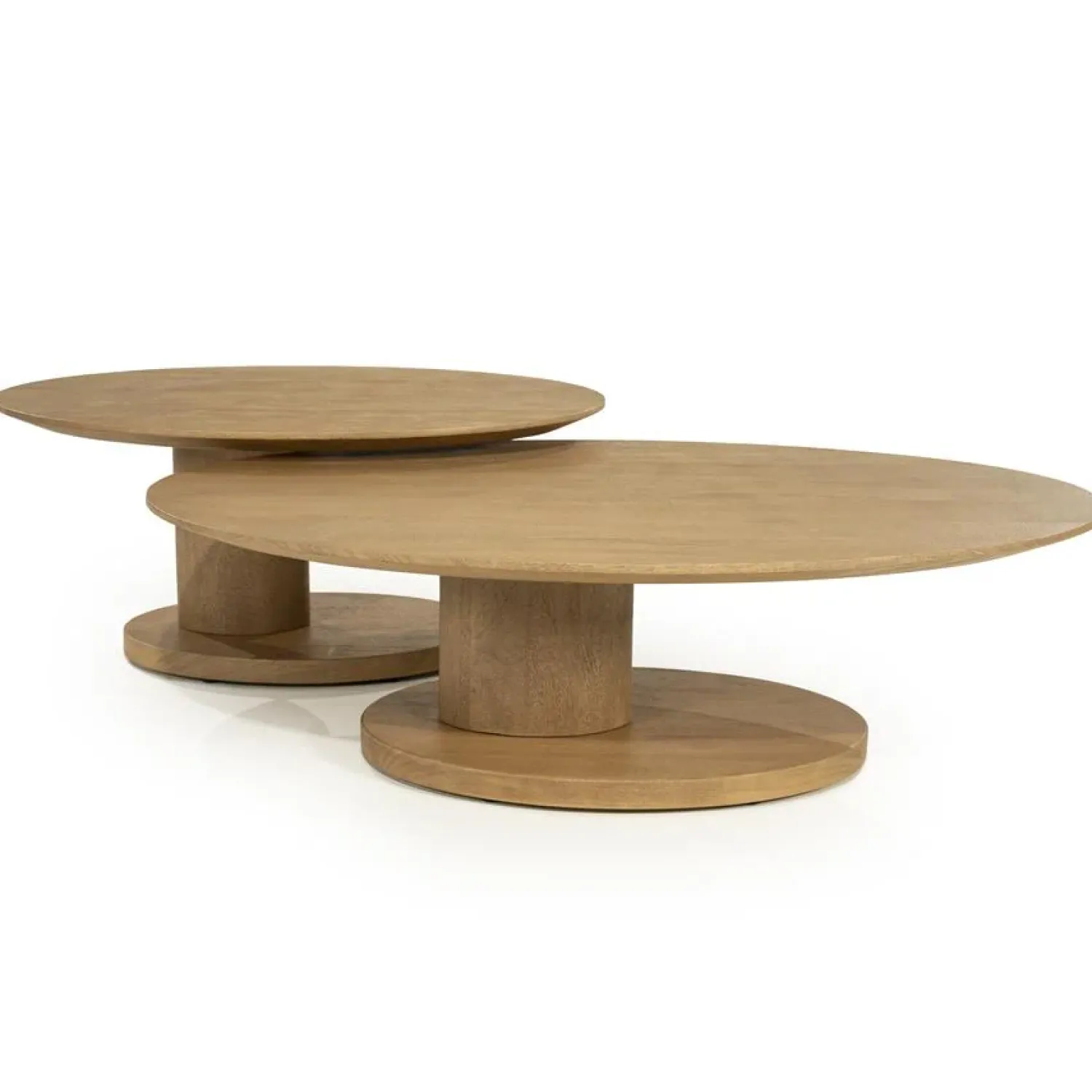 Eleonora Salontafels|Novia Salontafel Naturel mangohout 120cm