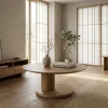Eleonora Salontafels|Novia Salontafel Naturel mangohout 90cm