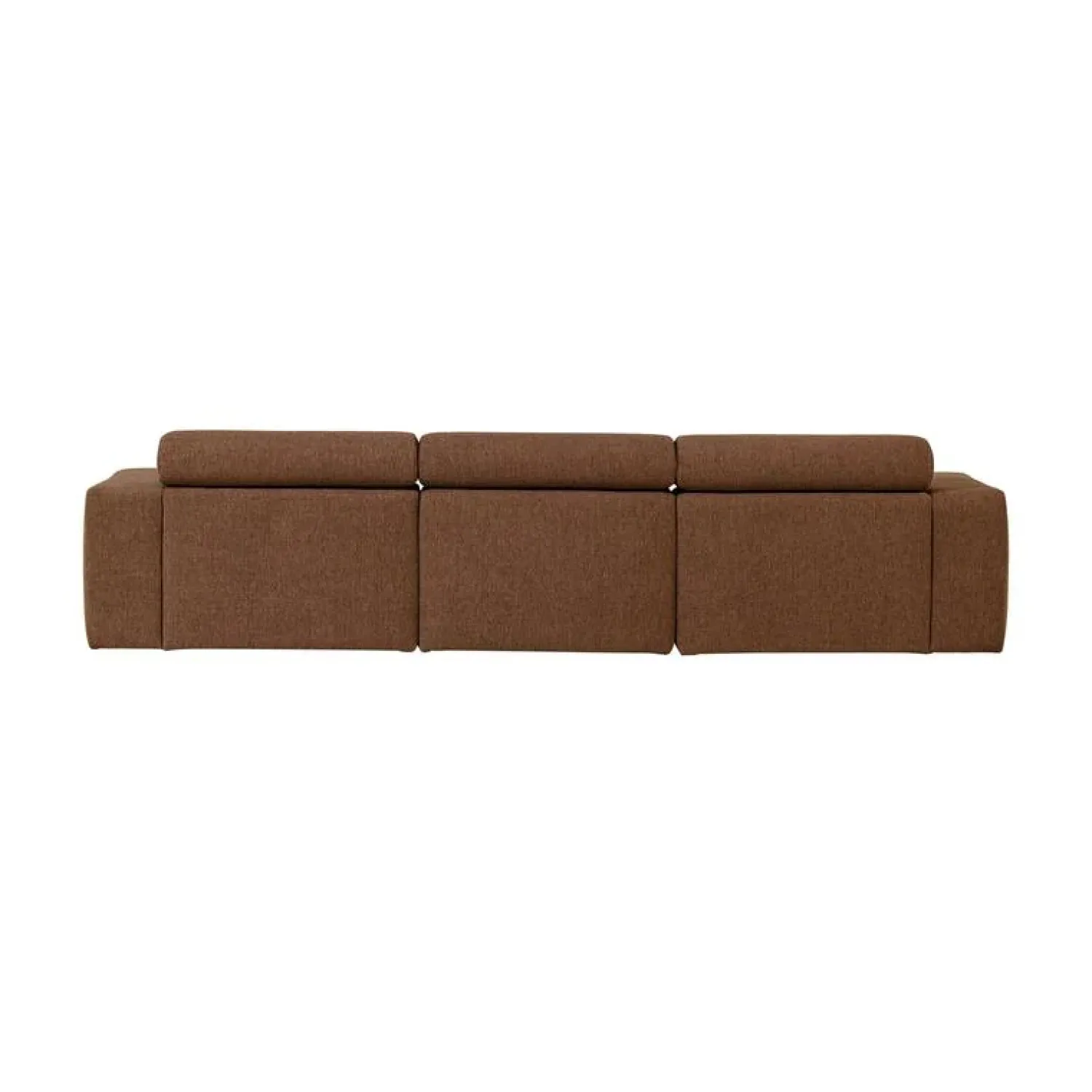 WOOOD Loungebanken|Novi Chaise Longue Bank Links Bouclé Mokkabruin
