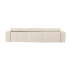 WOOOD Loungebanken|Novi Chaise Longue Bank Links Bouclé Naturel