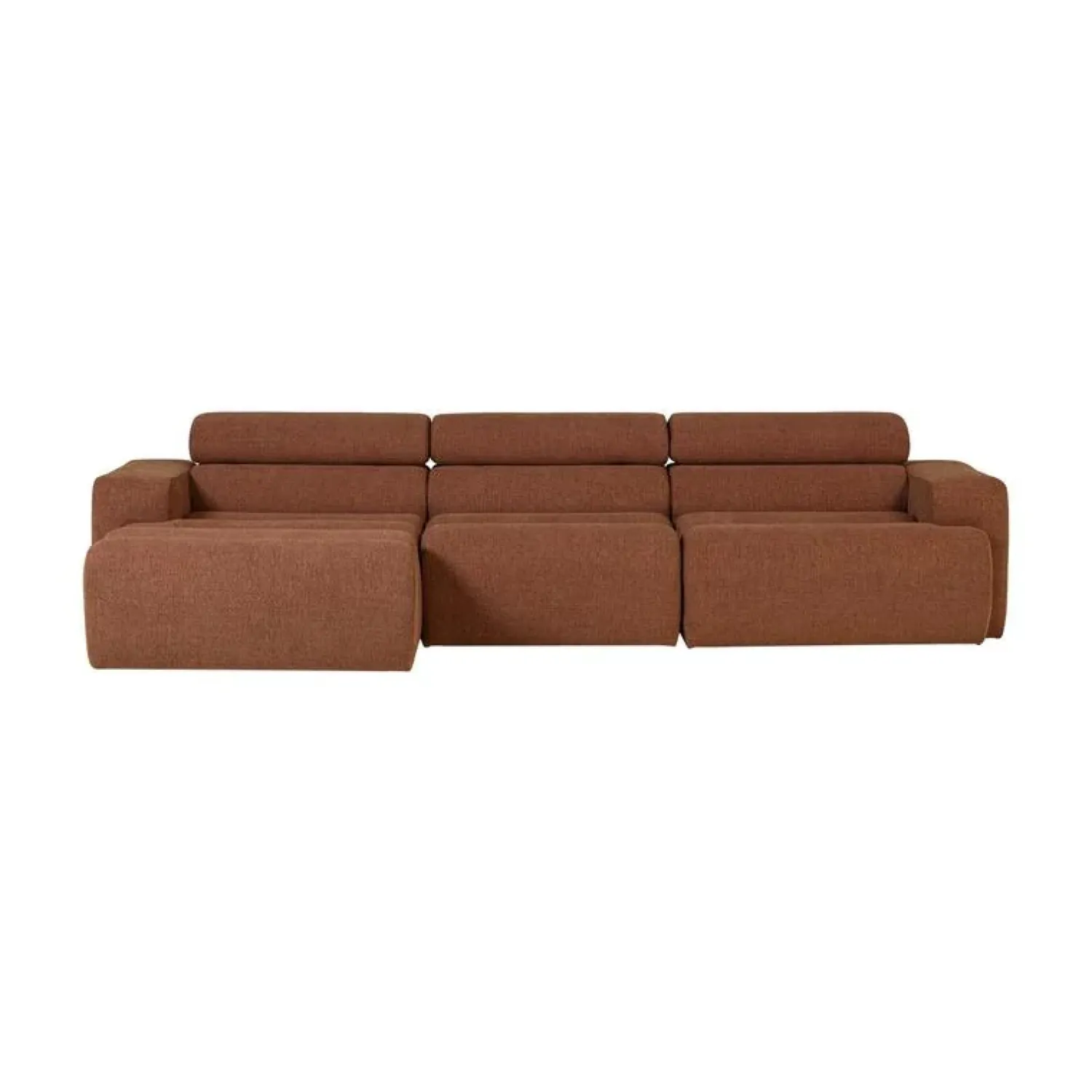 WOOOD Loungebanken|Novi Chaise Longue Bank Links Bouclé Terra