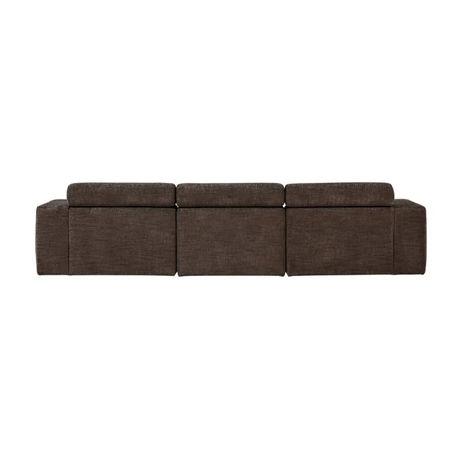 WOOOD Loungebanken|Novi Chaise Longue Bank Links Donkerbruin Melange