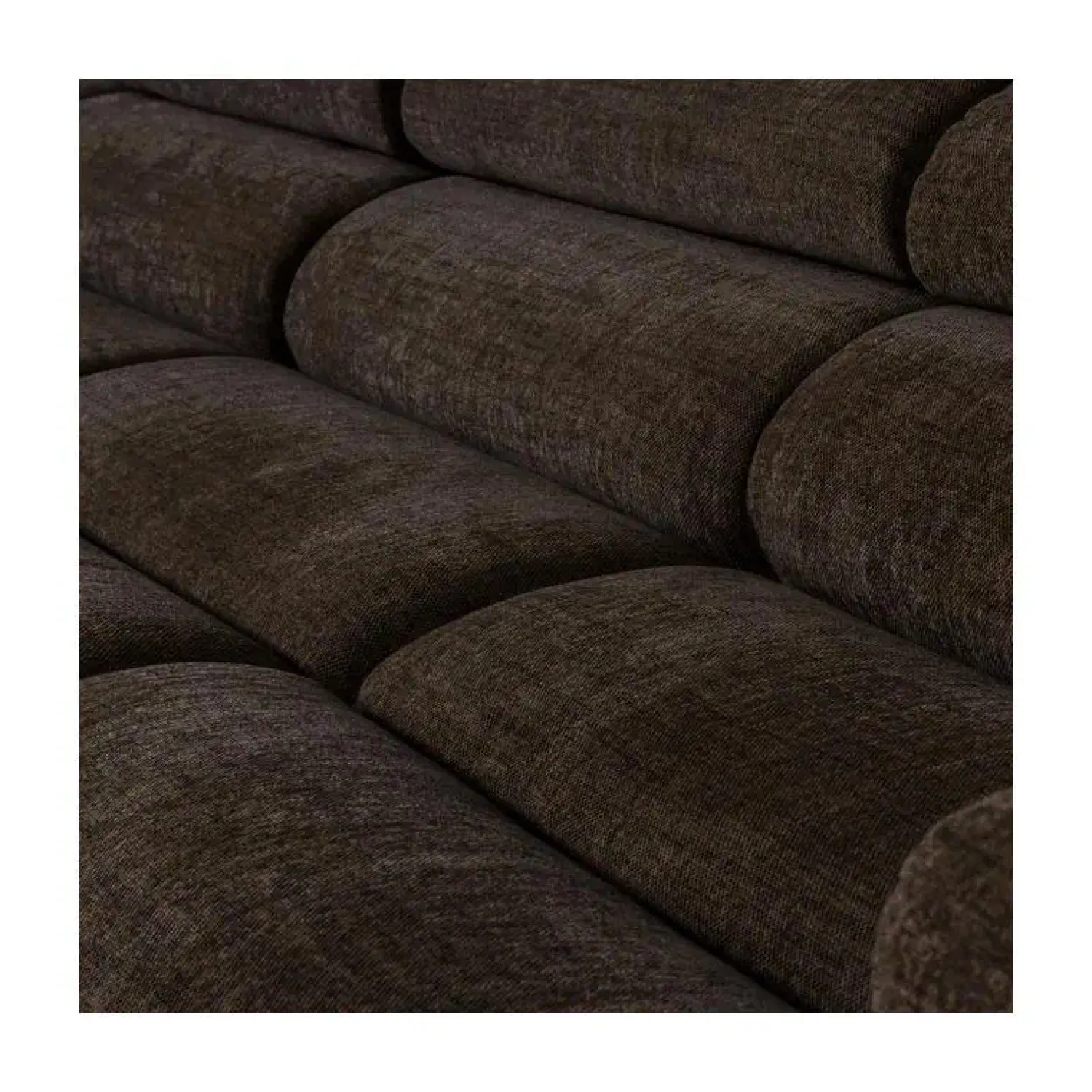 WOOOD Loungebanken|Novi Chaise Longue Bank Links Donkerbruin Melange