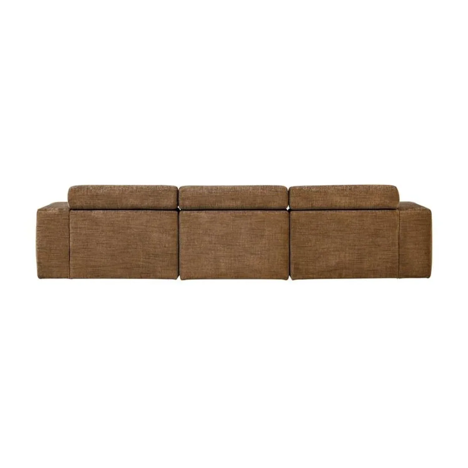 WOOOD Loungebanken|Novi Chaise Longue Bank Links Karamelbruin Melange
