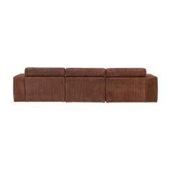 WOOOD Loungebanken|Novi Chaise Longue Bank Links Ribstof Terra