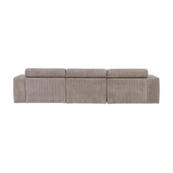 WOOOD Loungebanken|Novi Chaise Longue Bank Links Ribstof Zand