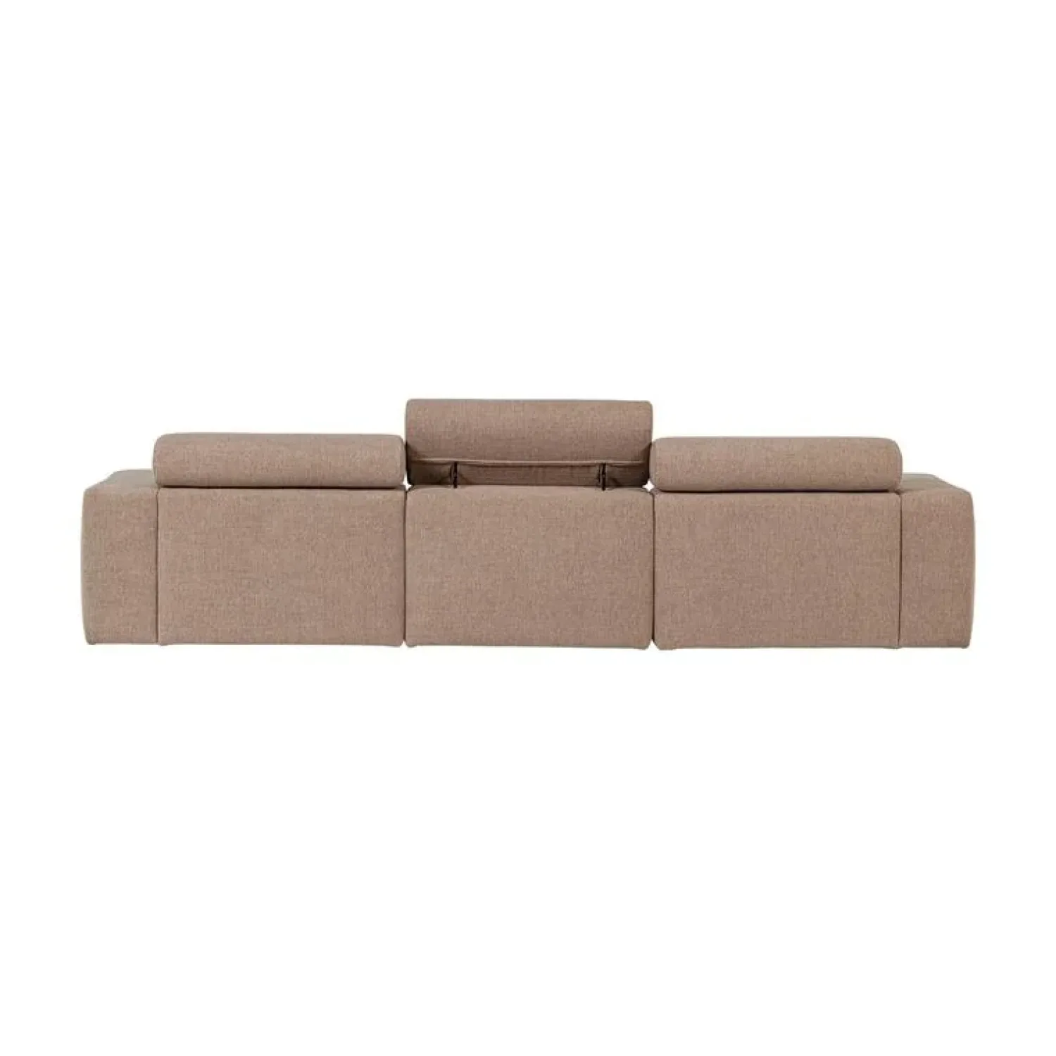 WOOOD Loungebanken|Novi Chaise Longue Bank Rechts Bouclé Taupe