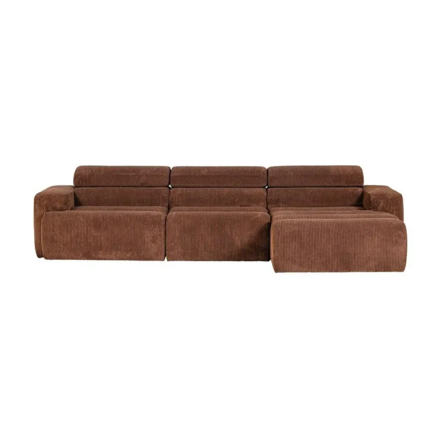 WOOOD Loungebanken|Novi Chaise Longue Bank Rechts Ribstof Terra
