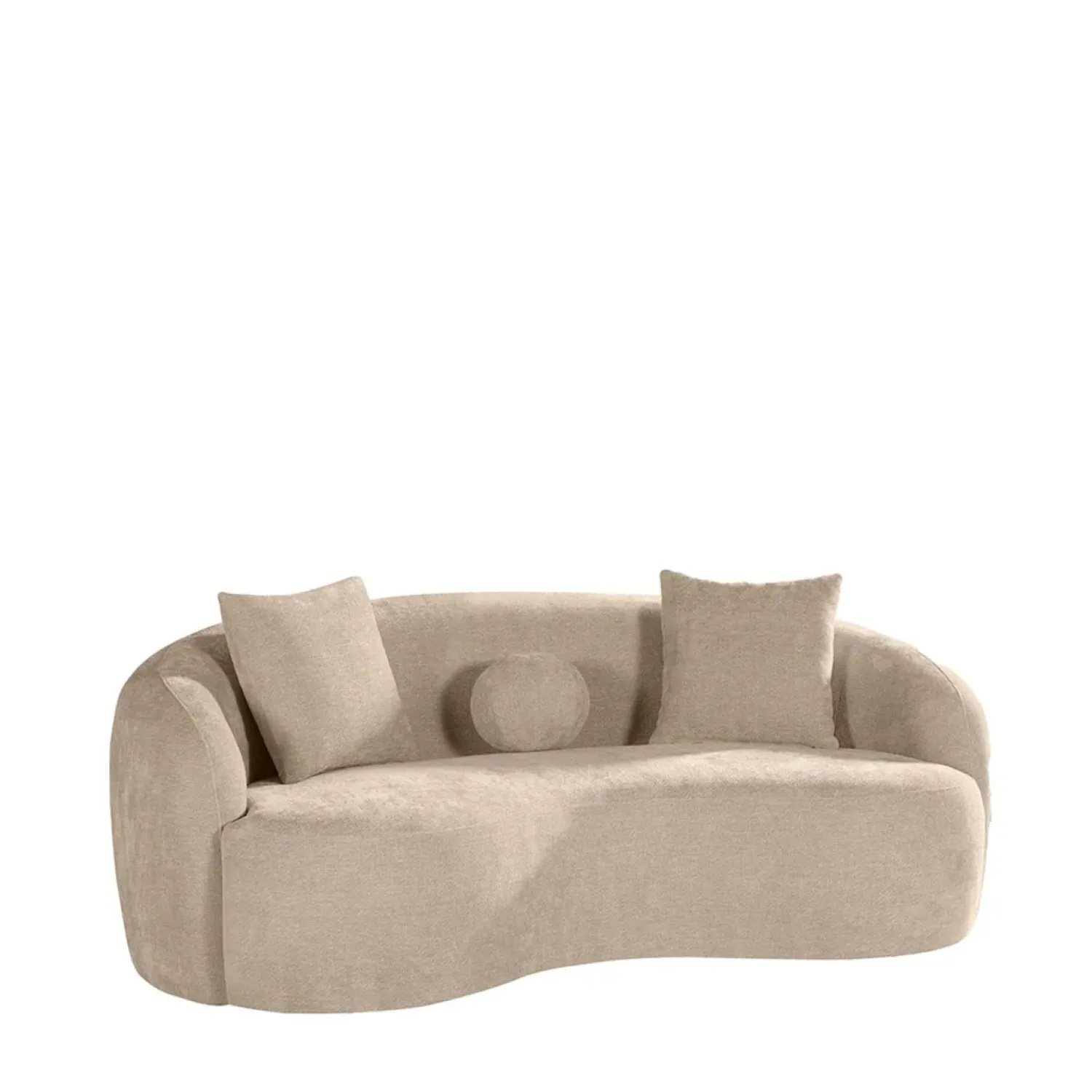 Label51 2,5 Zitsbanken|Novo 2,5 zits-Bank Clay stof