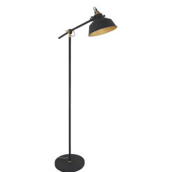Steinmex Vloerlampen|Nové vloerlamp industrieel zwart