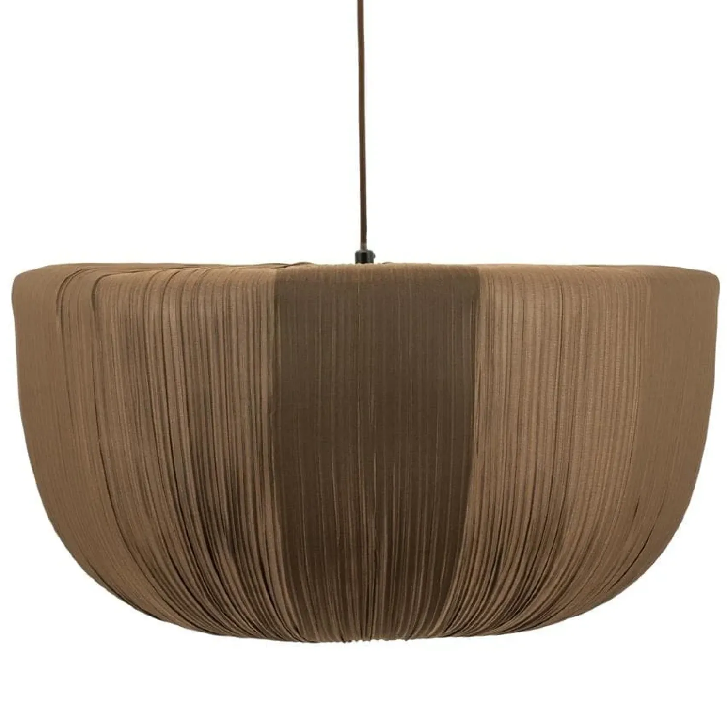 By Boo Hanglampen|Nuvia 1-lichts Hanglamp Large Bruin 56cm