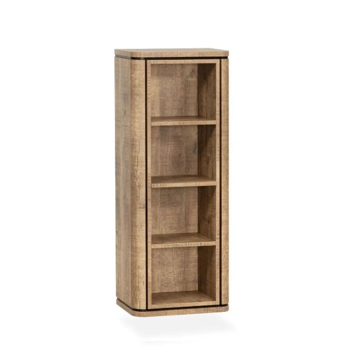 Maison Madera Vakkenkasten|Industriele Kasten|Nuvoro Zwevende Wandkast 4-vaks Mango 45cm