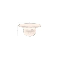 Dutchbone Salontafels|Oblivian Salontafel 70cm