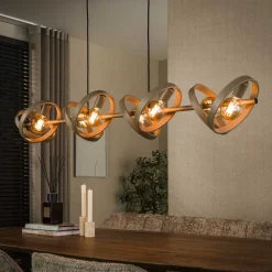 Kalfort Hanglampen|Octavia 8-lichts Hanglamp Beige