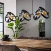 Kalfort Hanglampen|Octavia 6-lichts hanglamp industrieel