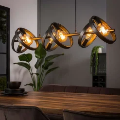 Kalfort Hanglampen|Octavia 6-lichts hanglamp industrieel