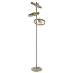 Kalfort Vloerlampen|Octavia 3-lichts Vloerlamp Beige