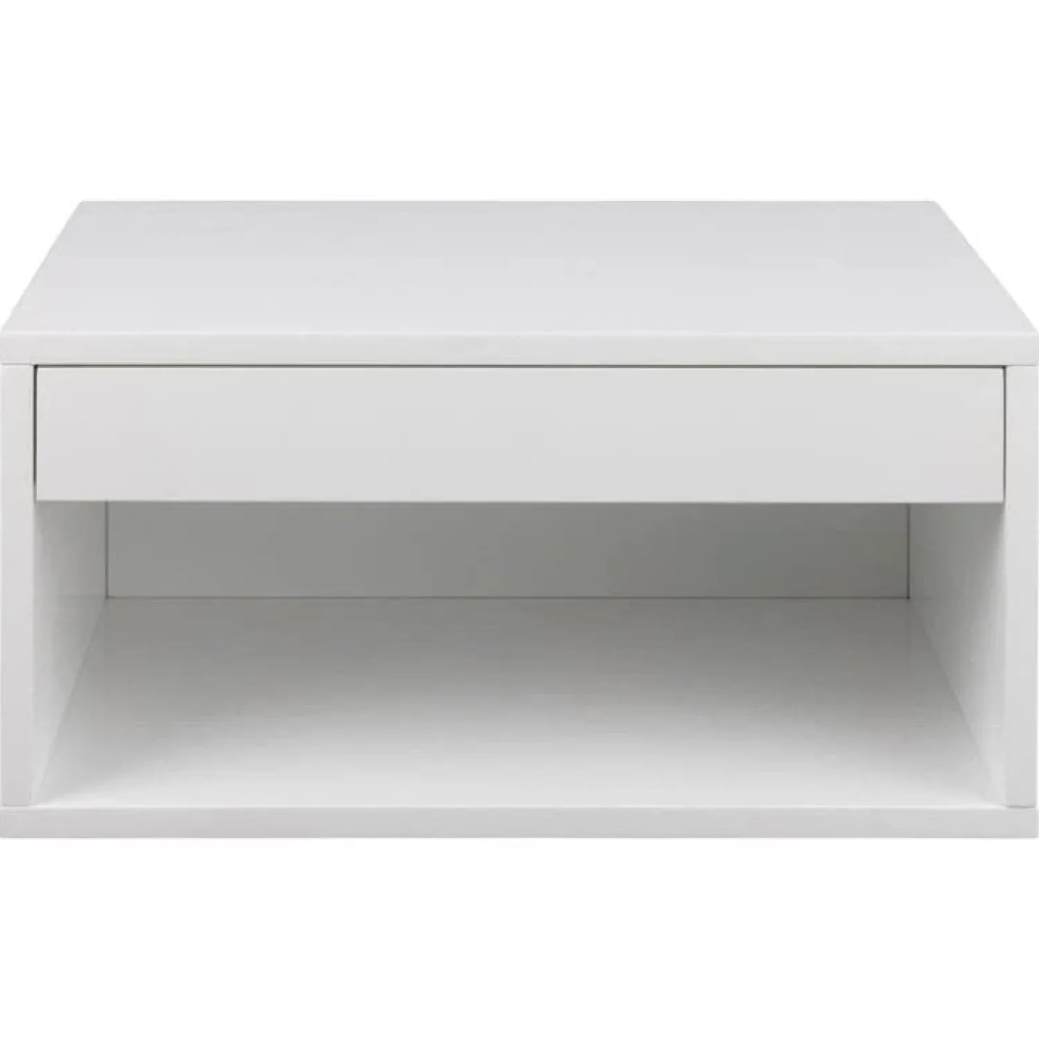 Nordhavn Nachtkastjes|Industriele Kasten|Olira zwevend Nachtkastje Wit 50cm