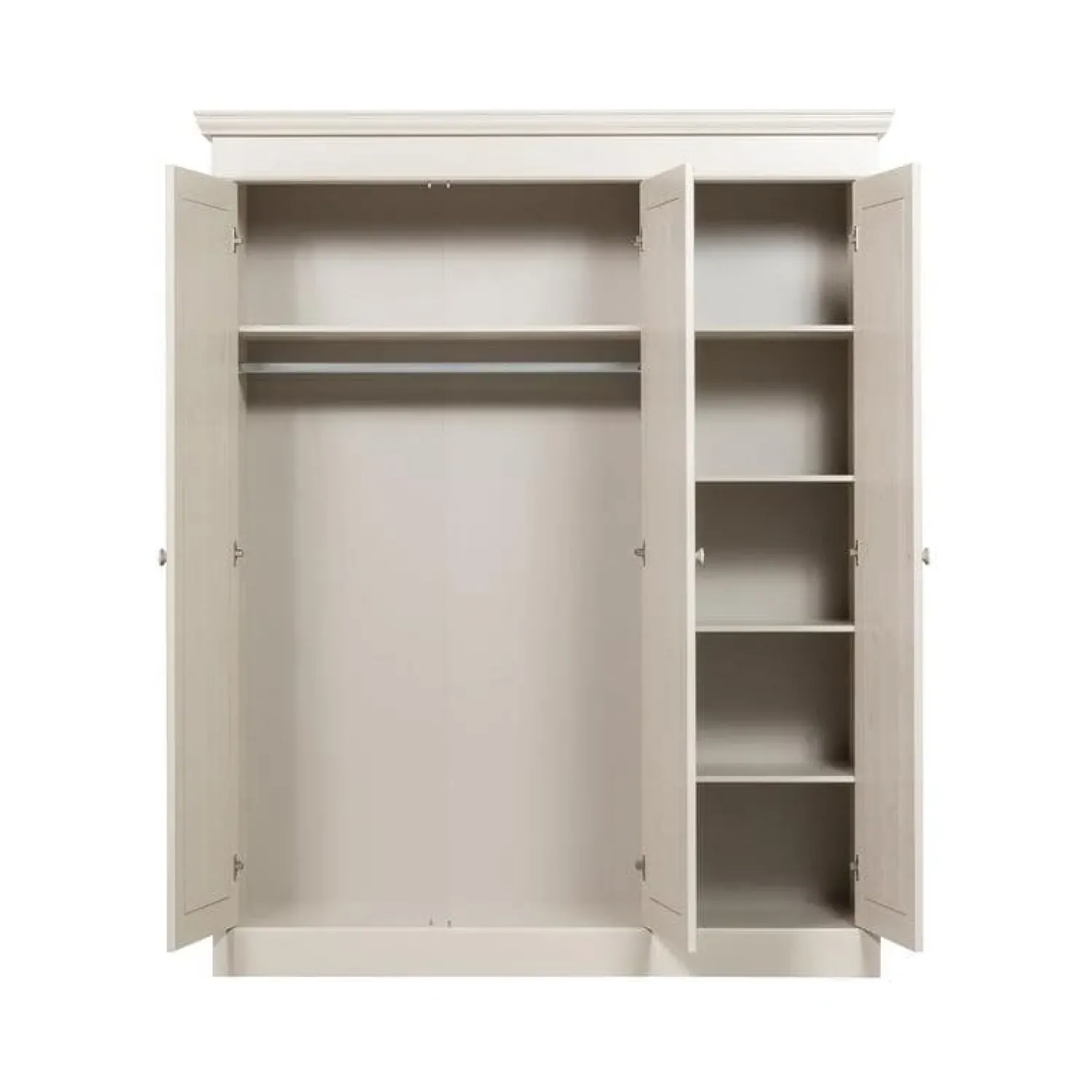 WOOOD Industriele Kasten|Kledingkasten|Olivia Kledingkast Dennenhout Dust 171cm
