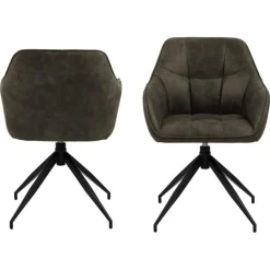 Nordhavn Eetkamerstoelen|Onyx Eetkamerstoel Groen
