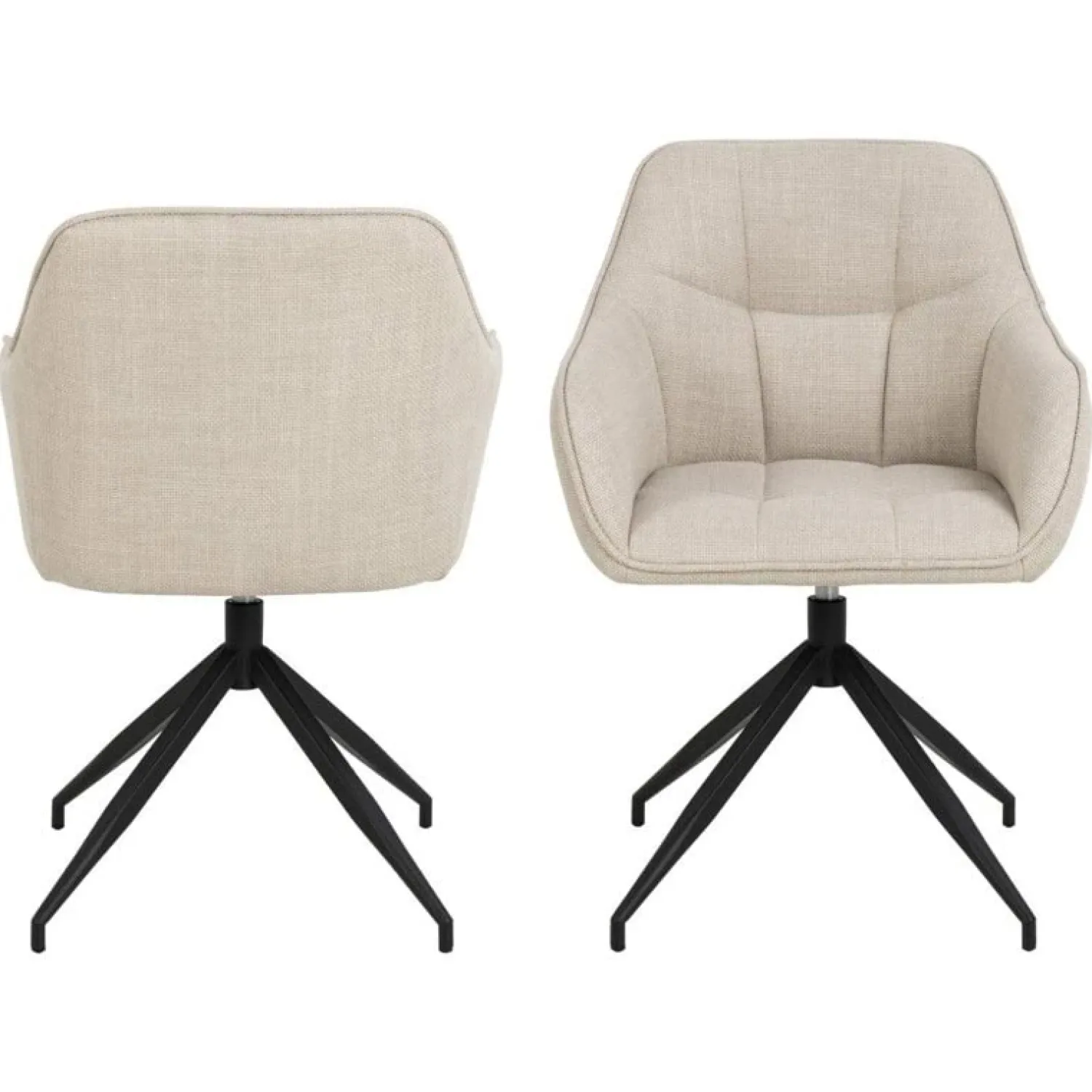 Nordhavn Eetkamerstoelen|Onyx Eetkamerstoel Lichtbeige