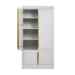 WOOOD Industriele Kasten|Kledingkasten|Organize Kledingkast Dennenhout Mist 44cm