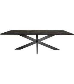 Cavetown Eettafels|Orianna eettafel industrieel rechthoek mangohout