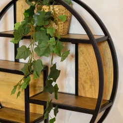 Furndea Wandrekken|Wandrekken|Orianna wandrek industrieel mangohout rond naturel 70cm