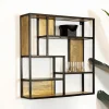 Furndea Wandrekken|Wandrekken|Orianna wandrek industrieel mangohout vierkant naturel 70cm