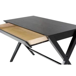 Nordhavn Bureautafels|Orlena Bureau Zwart 120cm