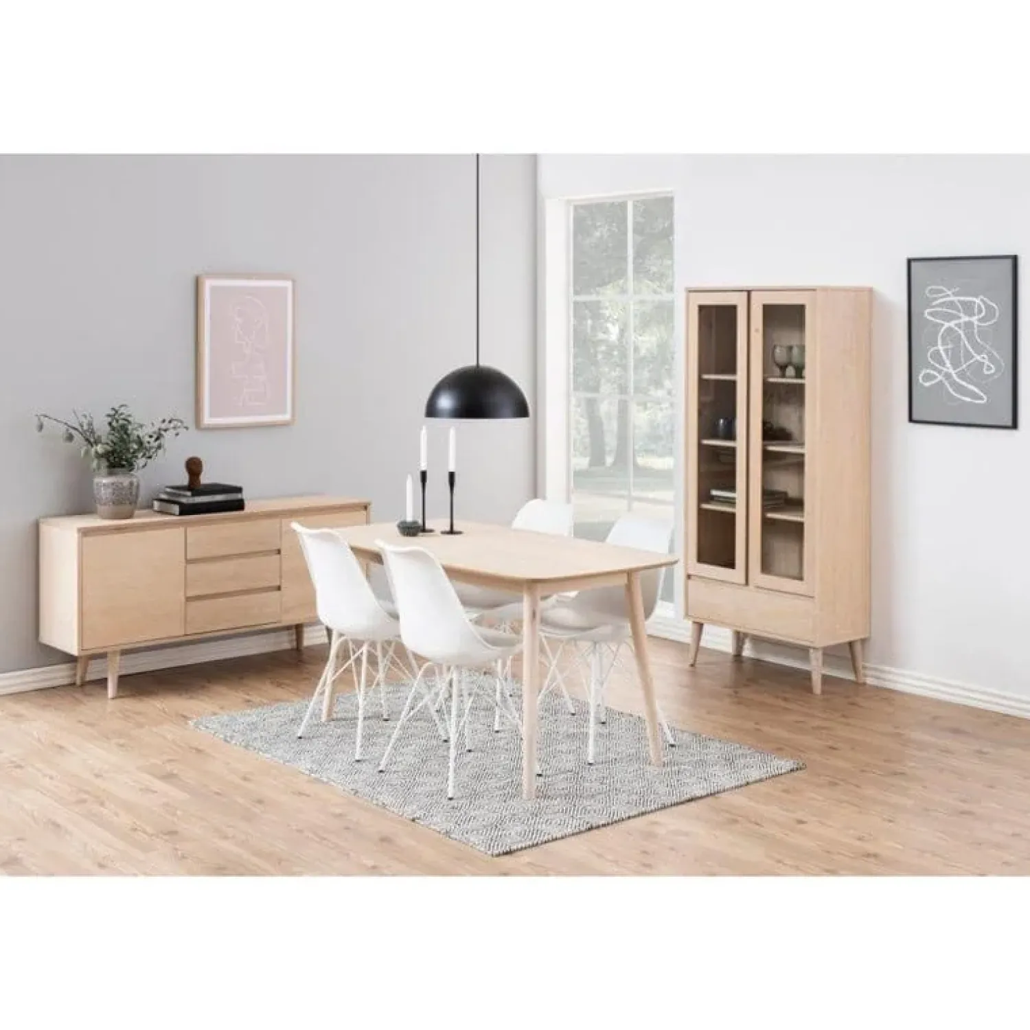 Nordhavn Dressoirs|Industriele Kasten|Orska Dressoir Naturel 150cm