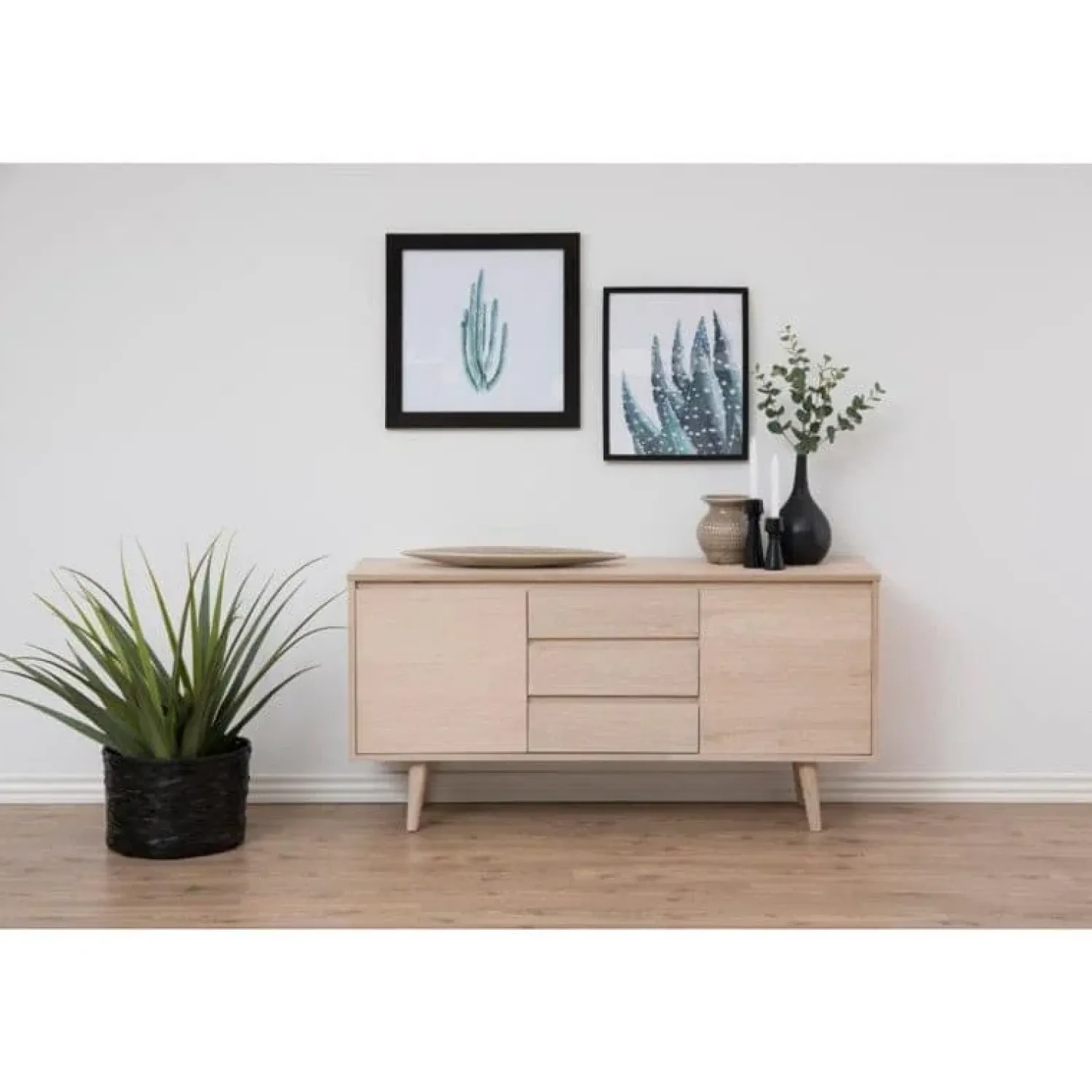 Nordhavn Dressoirs|Industriele Kasten|Orska Dressoir Naturel 150cm