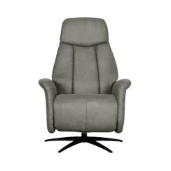 Label51 Fauteuils|Oslo Fauteuil Taupe Microleder Elektrisch