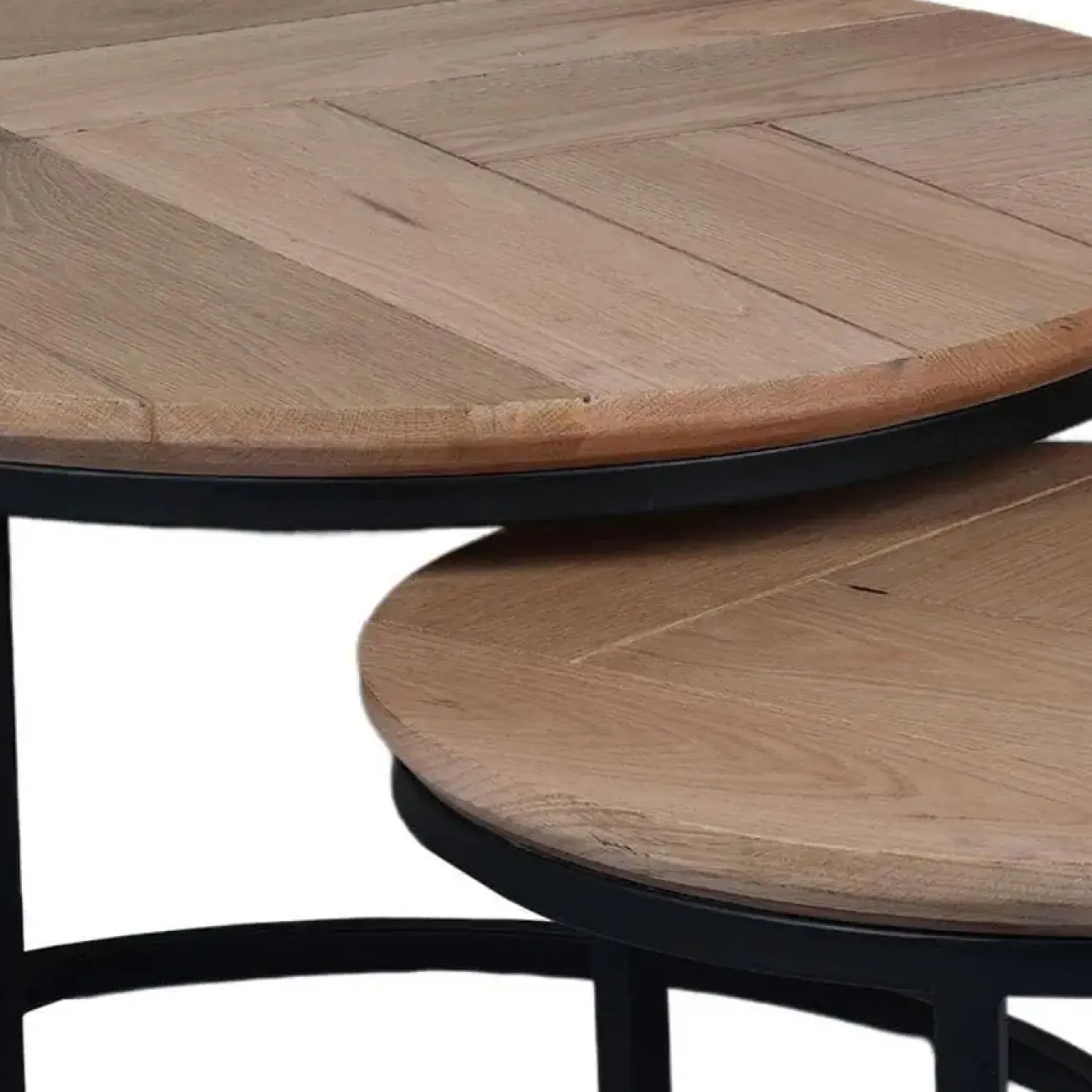 Furndea Salontafels|Otis Salontafel set van 2 Naturel Eiken